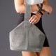 Замшевая женская сумка LL №901054 gray