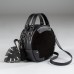 Женская сумочка из натуральной замши №901055 black