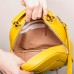 Рюкзак кожаный женский №901459 yellow