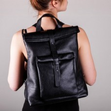 Рюкзак женский кожаный LL №901865 черный