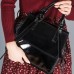 Женская сумка из кожи №902352 черный