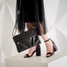 Женская сумочка из кожи №90557 black