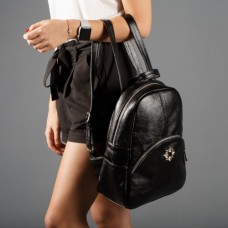Женский рюкзак из натуральной кожи LL №90990 black