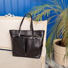 Кожаная женская сумка LL №91414 black
