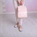 Рюкзак женский кожаный №91739 pink