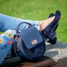 Женская сумочка из замши №91891 blue