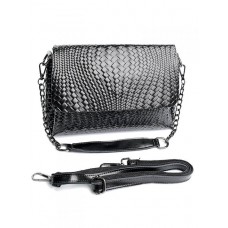 Женская кожаная клатч-сумка №009-1 Black