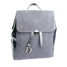 Рюкзак женский замшевый №0603-B Gray