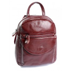 Женский кожаный рюкзак 1007 Red