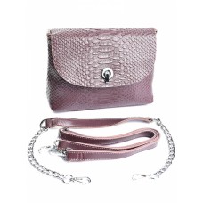 Женская сумка из натуральной кожи №1030-1 Розовый