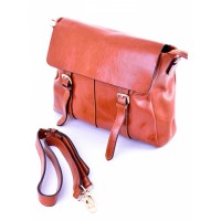 Женская кожаная сумка Parse №12231 Рыжий