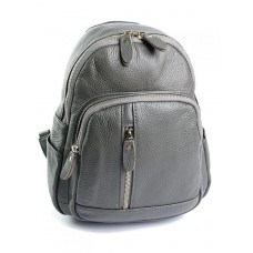 Рюкзак из натуральной мягкой кожи 167 Gray