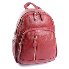 Рюкзак кожаный женский M-Bag 167 Red