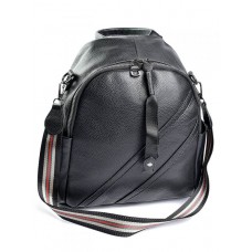 Кожаный женский рюкзак 185 Black