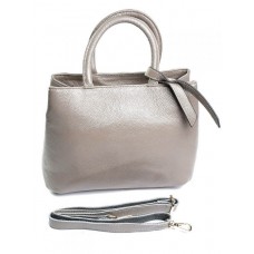Женская сумка из натуральной кожи №2222 Серый