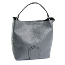 Женская кожаная сумка №263 Серый
