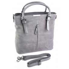 Женская замшевая сумка 3061-1 Серый
