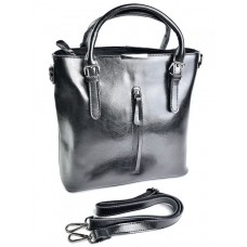Кожаная сумка женская Parse №3061 Черный