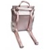 Рюкзак кожаный женский №3206 Розовый