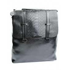Кожаный женский рюкзак №3212-5 Черный