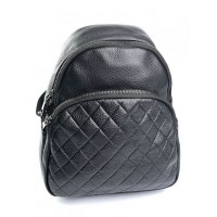 Женский кожаный рюкзак Parse №322 Черный