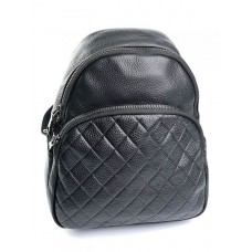 Женский кожаный рюкзак Parse №322 Черный