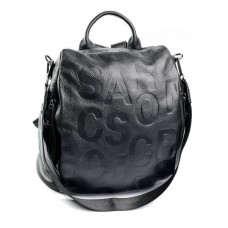 Рюкзак из натуральной кожи Parse 6106 Black