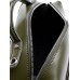 Женская сумка-бочонок кожаная №667 Army Green