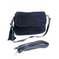 Женская сумочка натуральная замша Parse 746 Blue