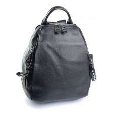 Кожаный женский рюкзак №80865 Черный