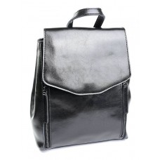 Кожаный рюкзак №829HK Черный