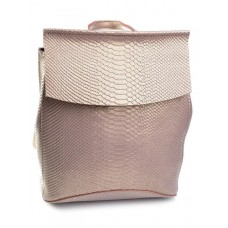 Рюкзак из натуральной кожи №8504-4 Розовый