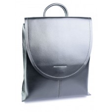 Рюкзак женский из натуральной кожи №8741 серый