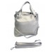 Женская сумка из натуральной кожи №8784 Серый