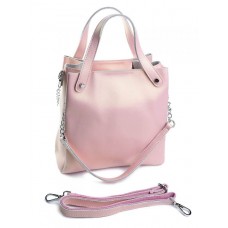 Женская сумка из кожи №8784 Розовый
