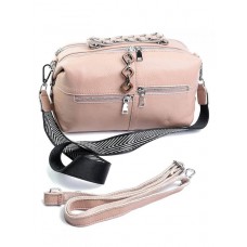 Женская сумка из натуральной кожи 8795-9 Pink