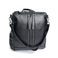 Женская сумка-рюкзак из кожи Parse 8801 Black
