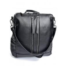 Женская сумка-рюкзак из кожи 8801 Black