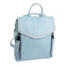 Женский рюкзак кожаный №88805 Голубой