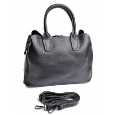 Женская кожаная сумка классическая №89031 Black