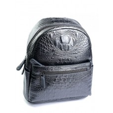 Рюкзак кожаный женский №8980 Серый