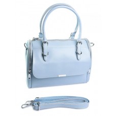 Кожаная сумка женская №9001G Голубой