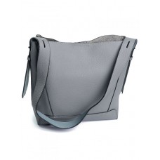 Женская сумка из натуральной кожи 9052 Gray Blue