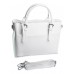 Женская сумка кожаная №996-1R White