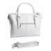 Женская сумка кожаная №996-1R White