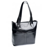 Женская сумка-шоппер кожаная M-bag 997 Black