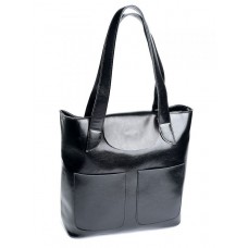 Женская сумка-шоппер кожаная 997 Black