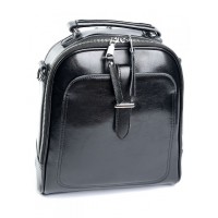 Кожаный женский рюкзак M-bag A7055-12 Black