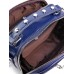 Замшевая сумка с комбинацией кожи №B7078 Синий