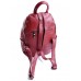 Женский рюкзак кожаный №DZ-302-1 Красный